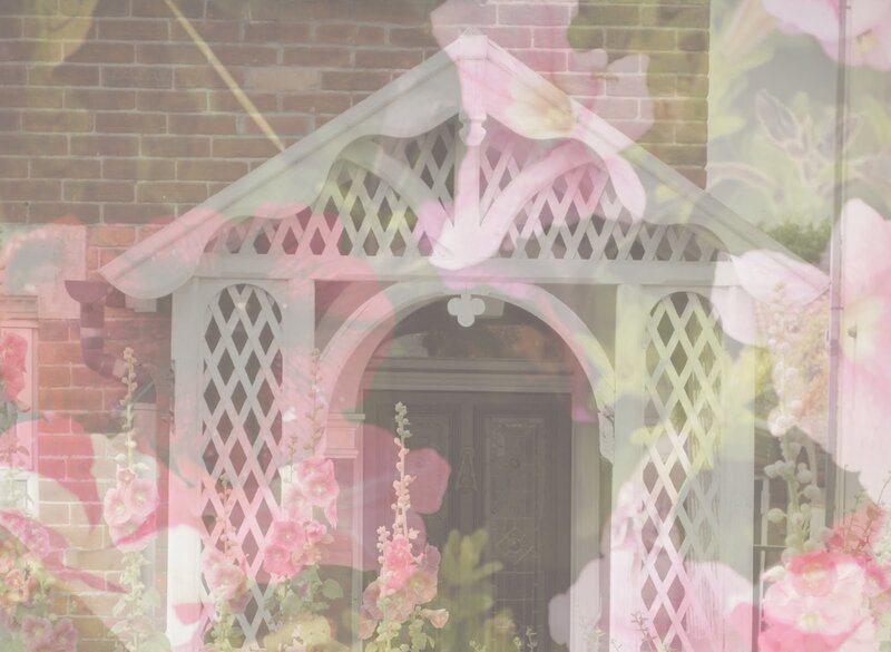 White Arched Entrance
