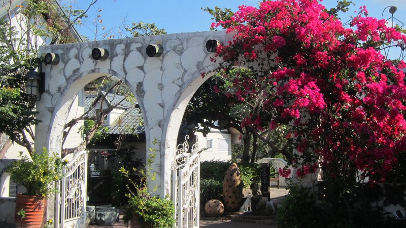 White Arched Gateway