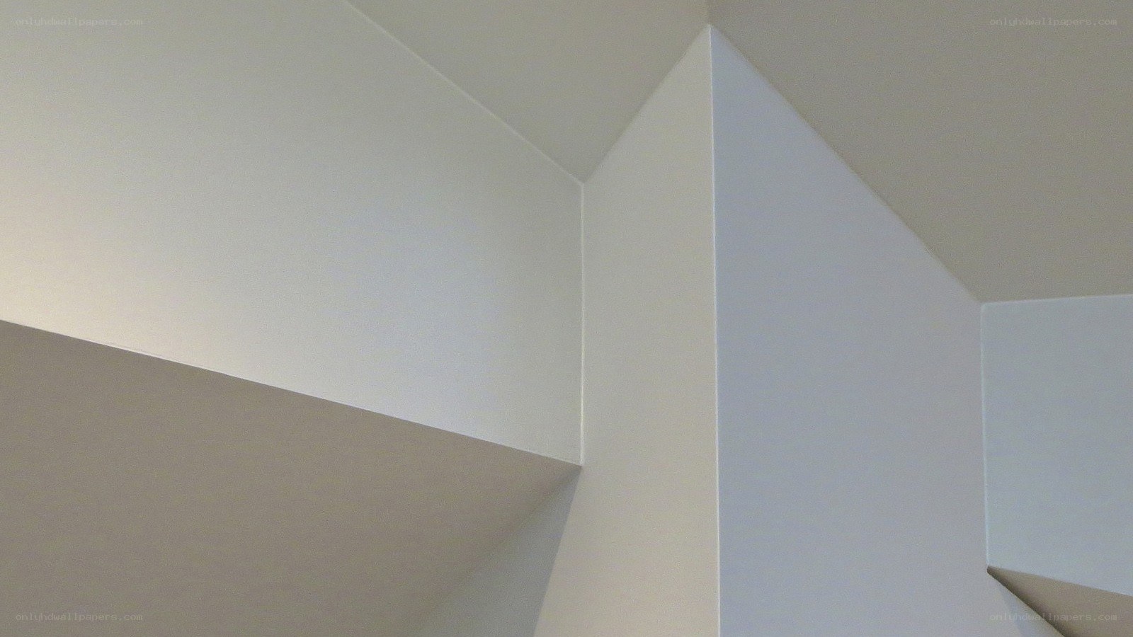 white architectural corner