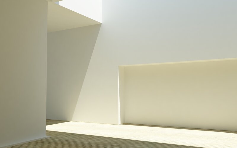 White Architectural Space — Serene