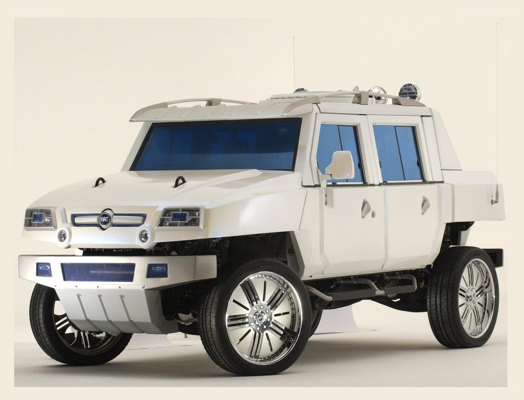 white armored concept vehicle