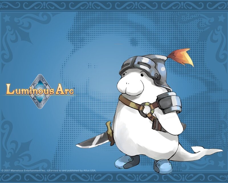 White Armored Creature — Blue