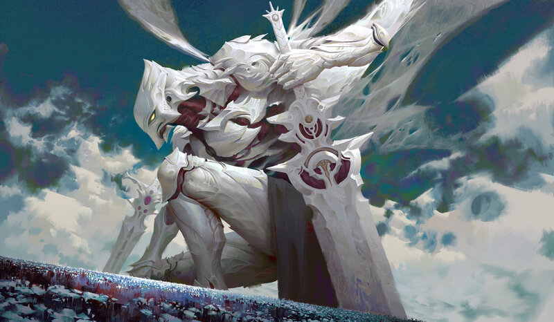 White Armored Warrior
