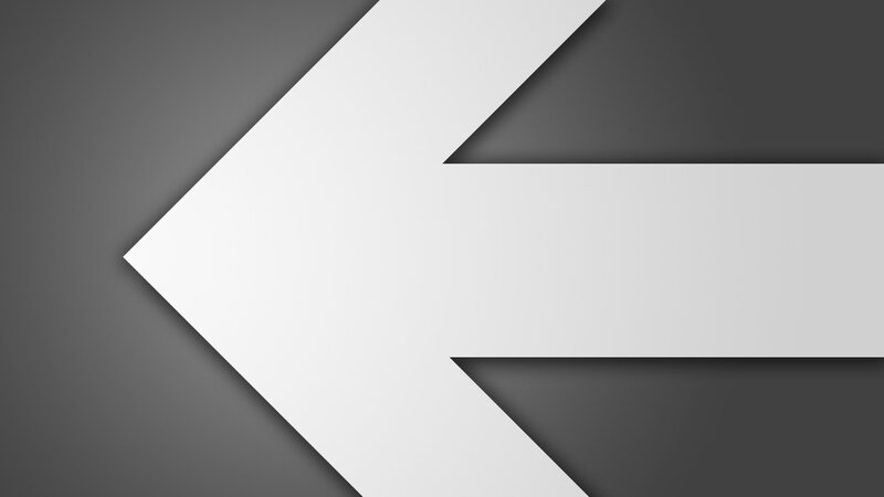 White Arrow on Gray
