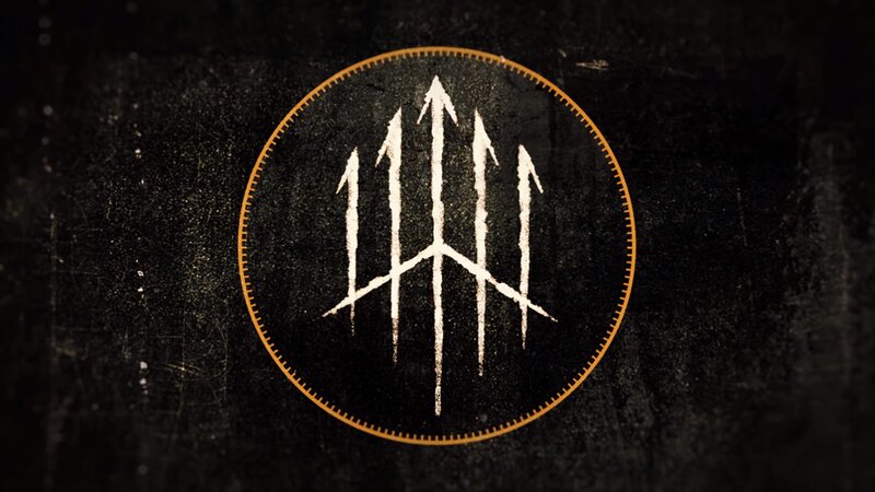 White Arrows in Circle
