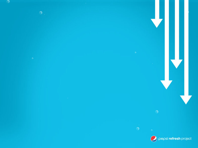 White Arrows on Blue
