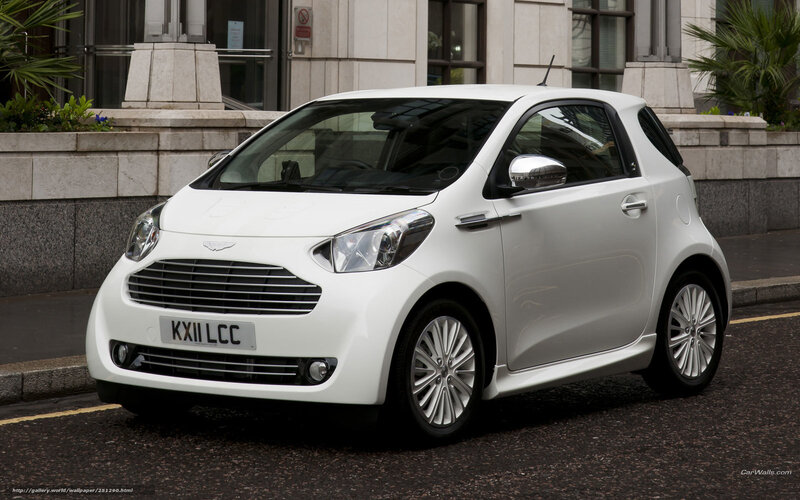 White Aston Martin Car — Neutral