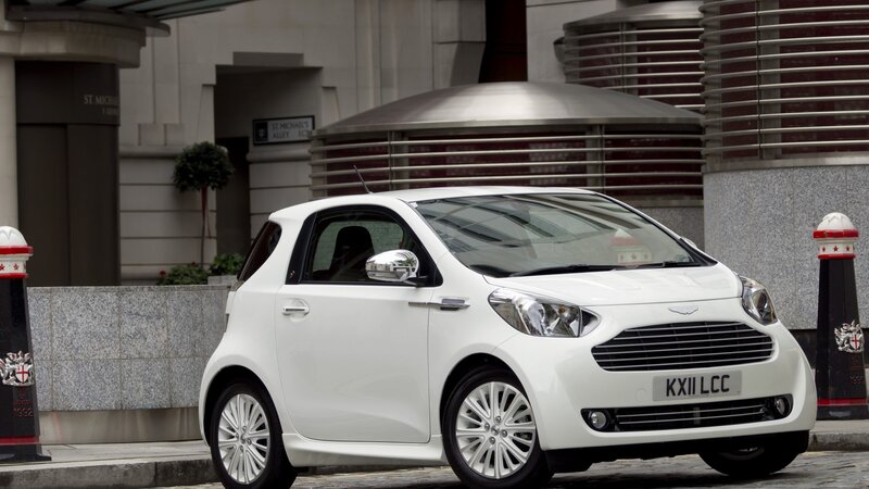 White Aston Martin Car — Urban