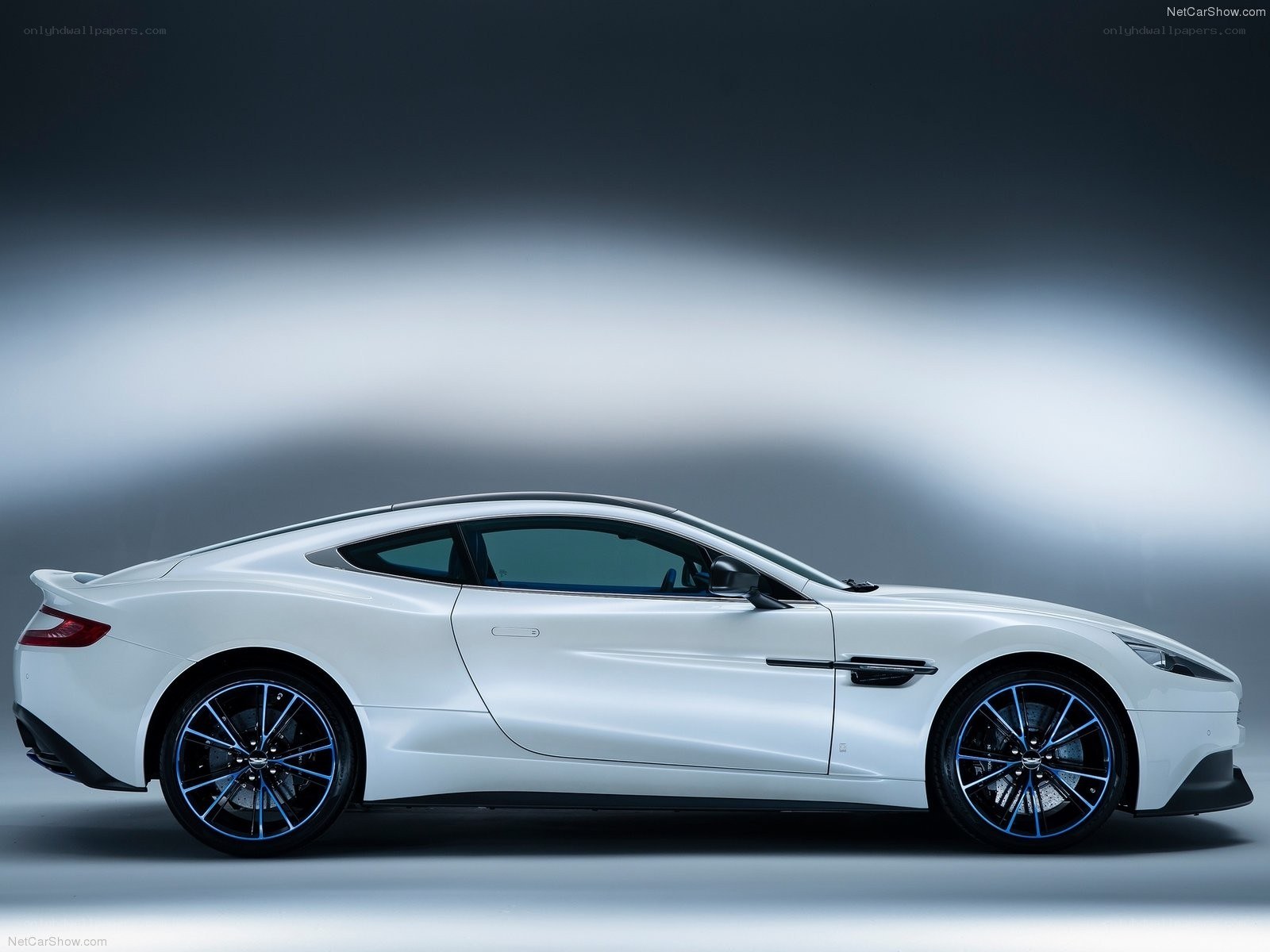white aston martin vanquish