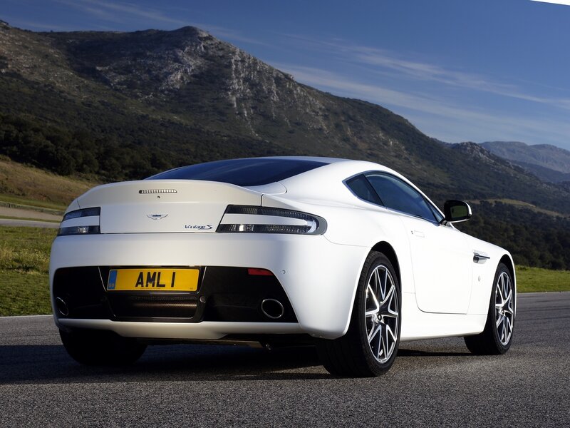 White Aston Vantage S