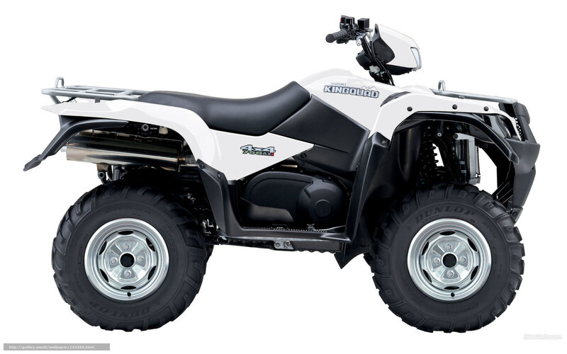 White Atv Quad Bike — Neutral