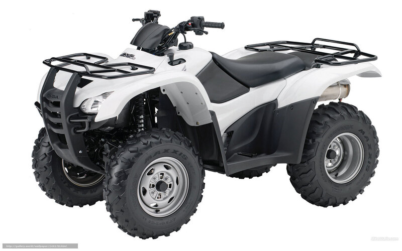 white atv quad bike