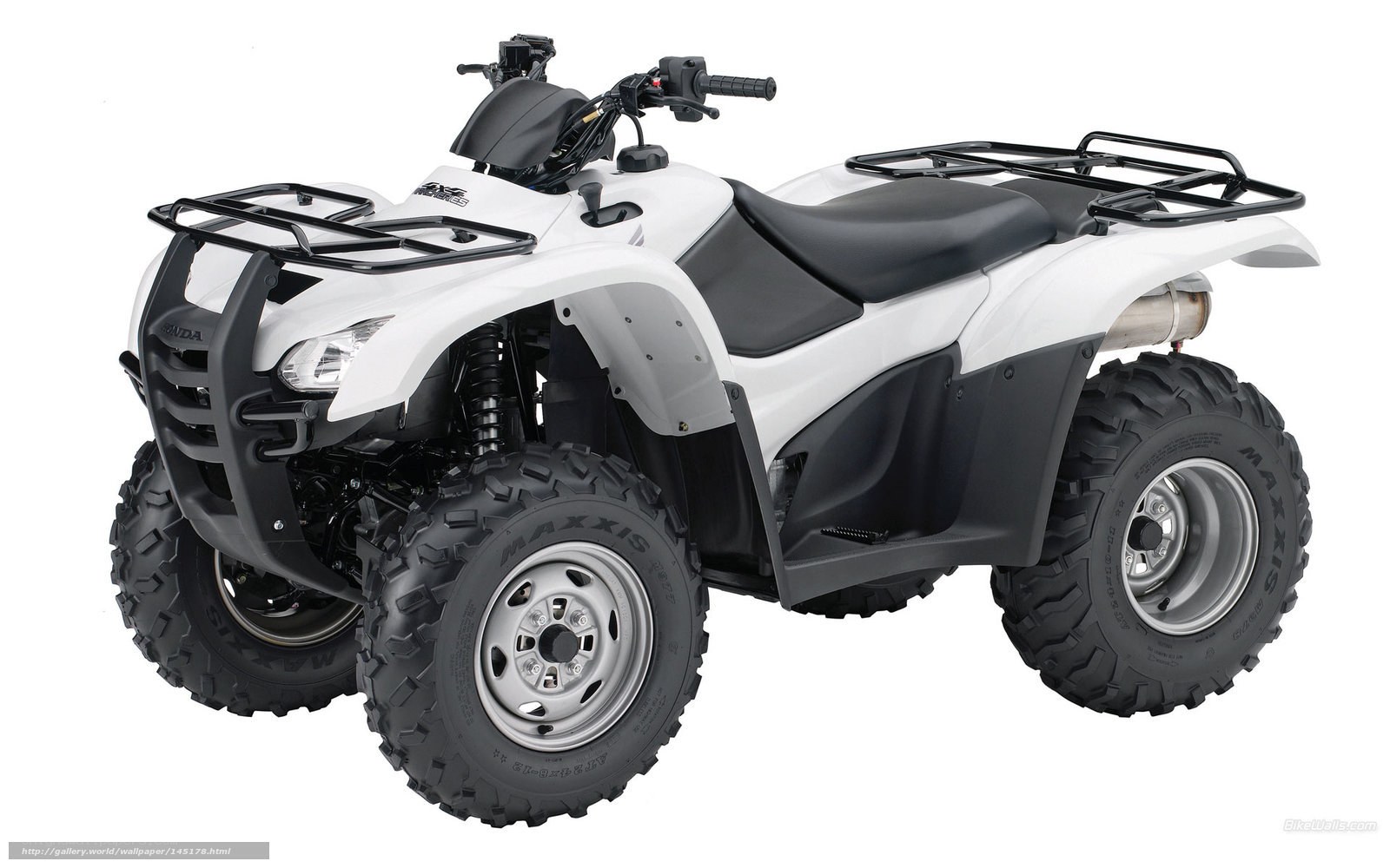white atv quad bike