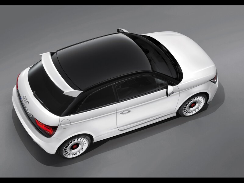 White Audi A1 Cabriolet