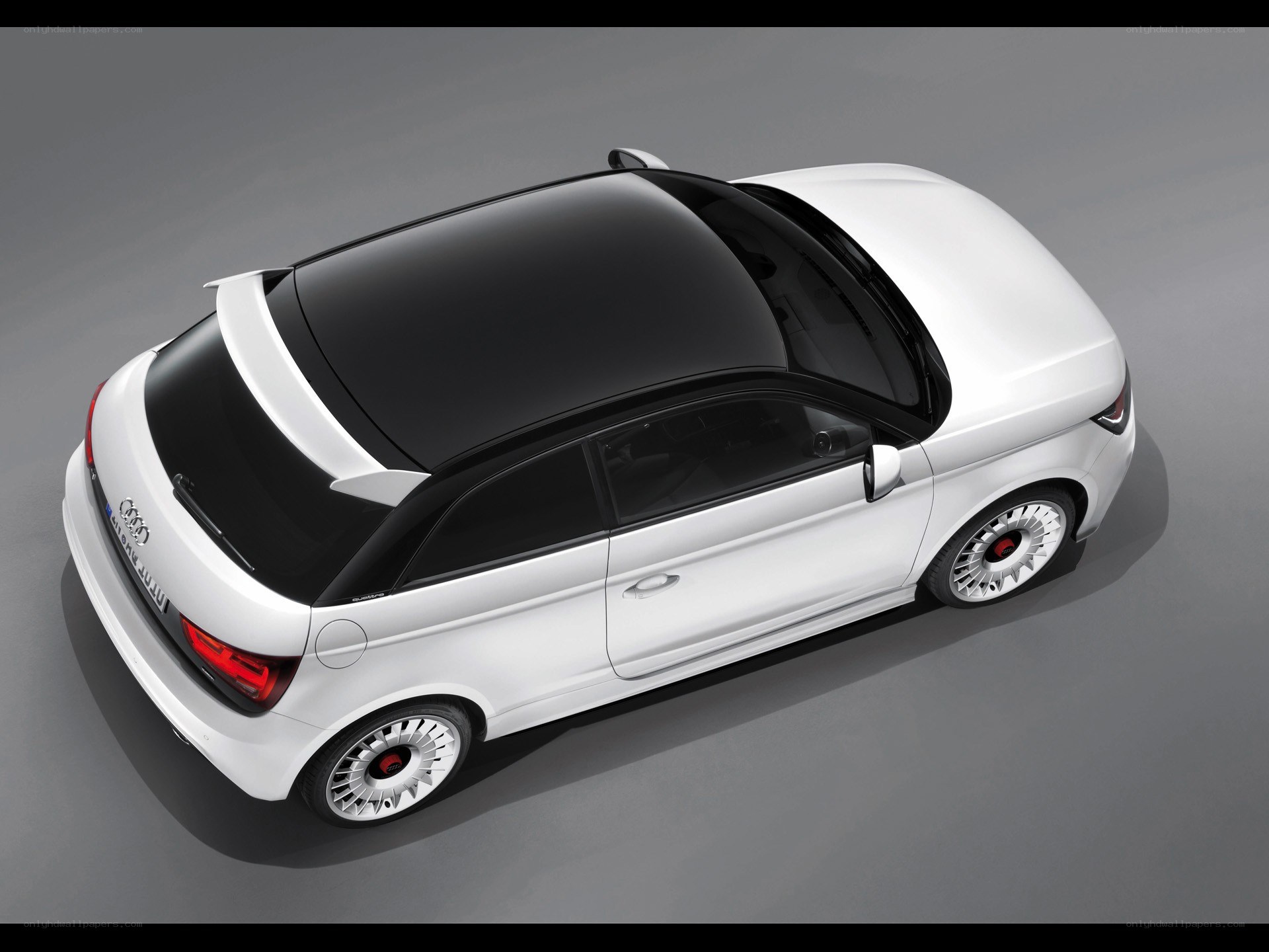 White Audi A1 Cabriolet