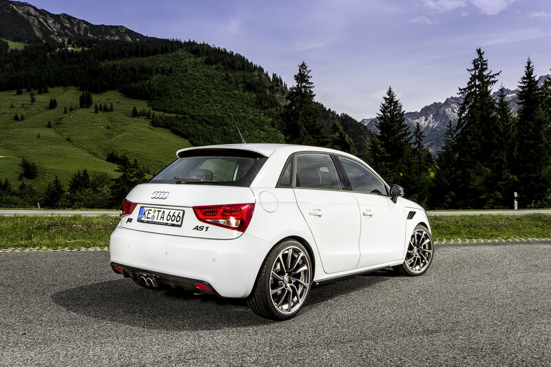 White Audi A1 Car — Serene, Afternoon