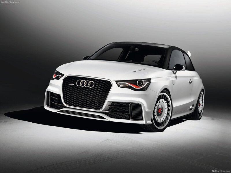 White Audi A1 Concept