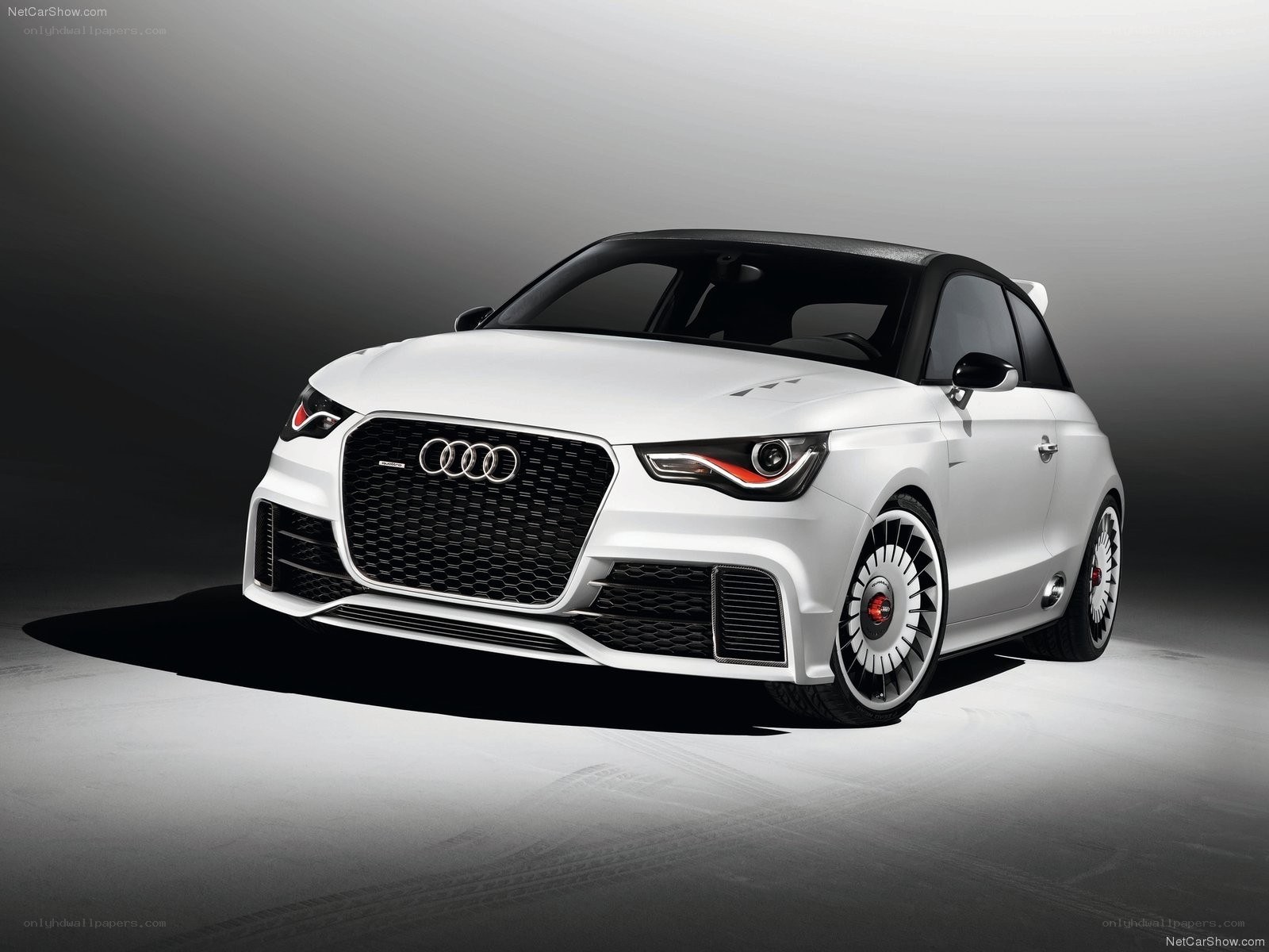 White Audi A1 Concept