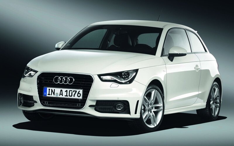 White Audi A1 Hatchback — Dramatic