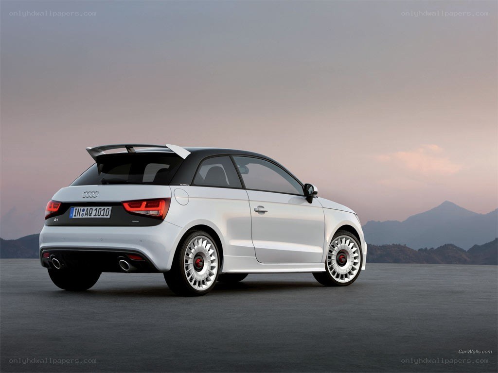 white audi a1 sportback