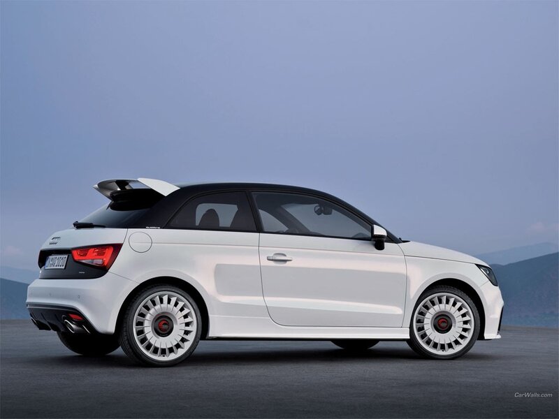 white audi a1 sportback