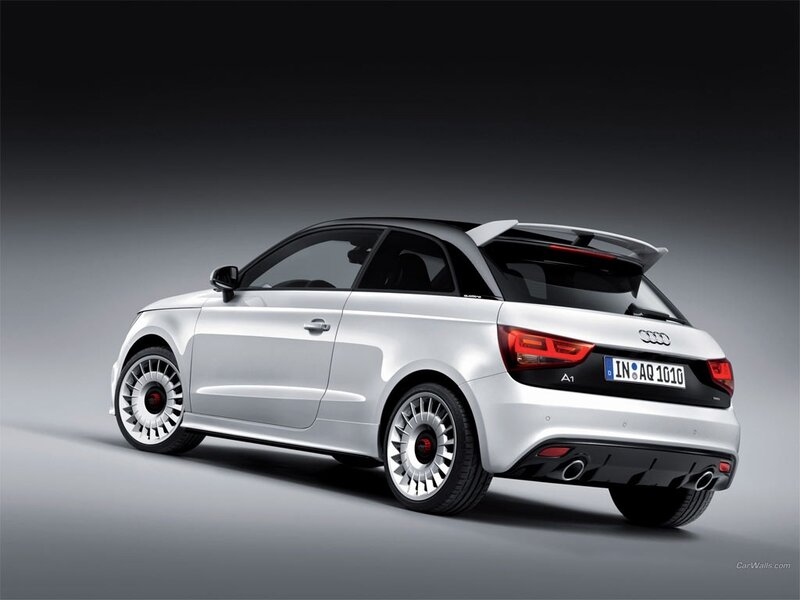 white audi a1 sportback