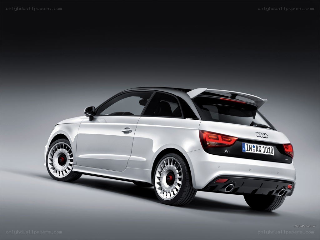 white audi a1 sportback
