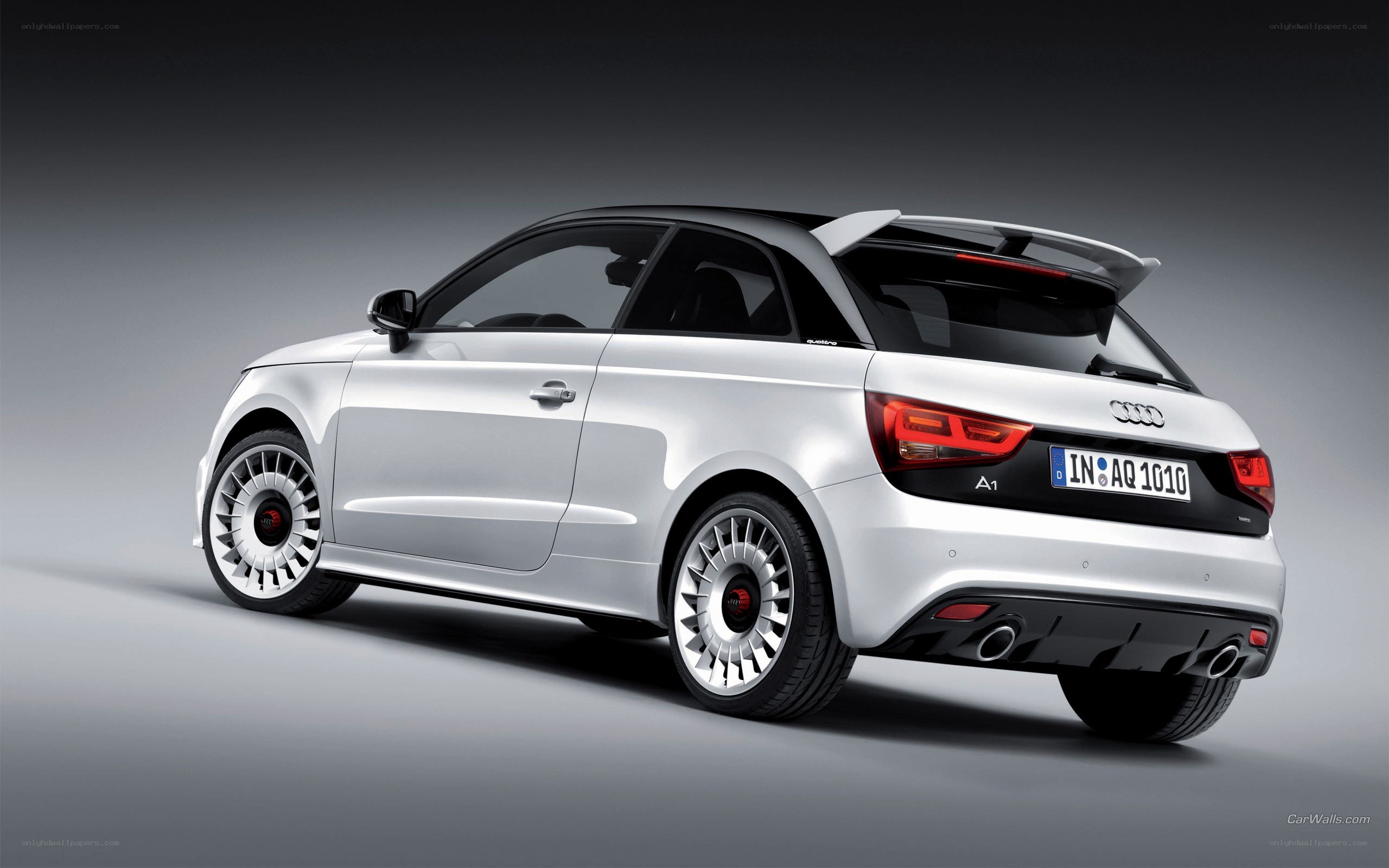 White Audi A1 Sportback