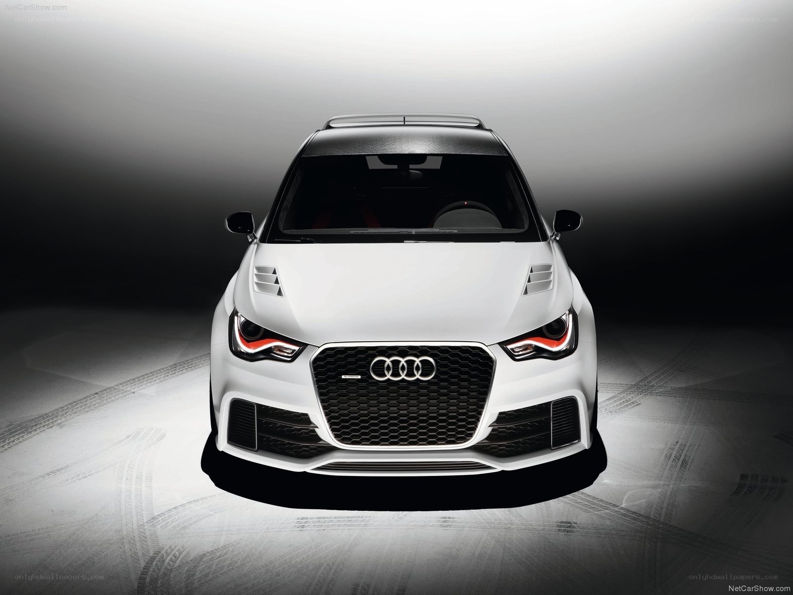 white audi a1 sportback