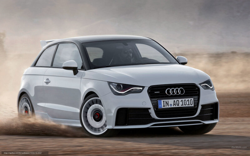 White Audi A1 Sportback — Dynamic