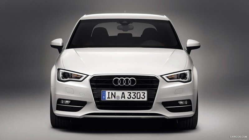 White Audi A3 Car — Neutral