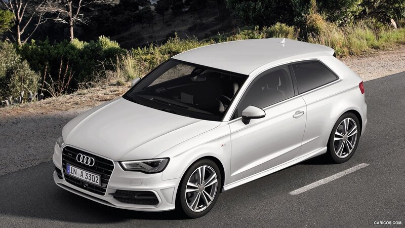 White Audi A3 Hatchback — Calm