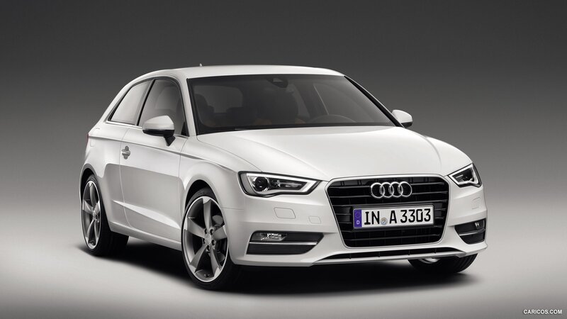 White Audi A3 Hatchback — Neutral