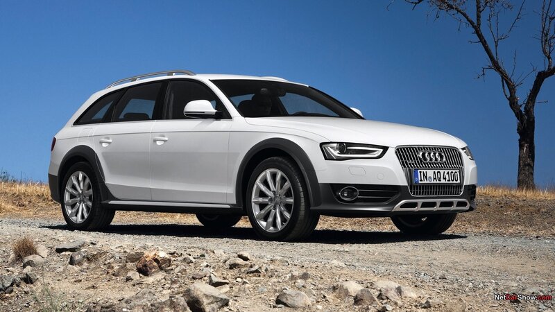 White Audi A4 Allroad