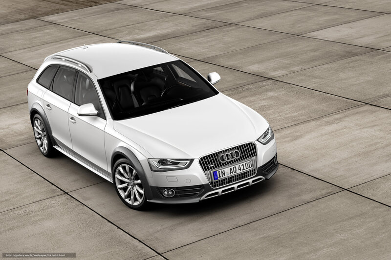 white audi a4 allroad