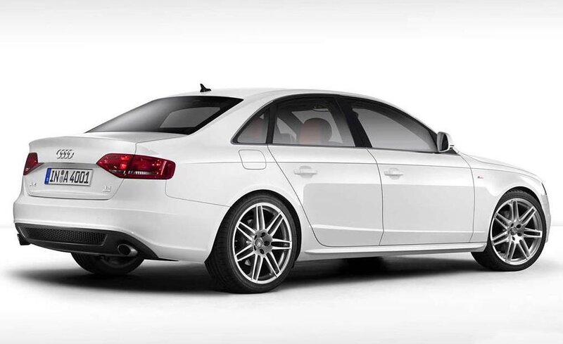 White Audi A4 Sedan — Neutral