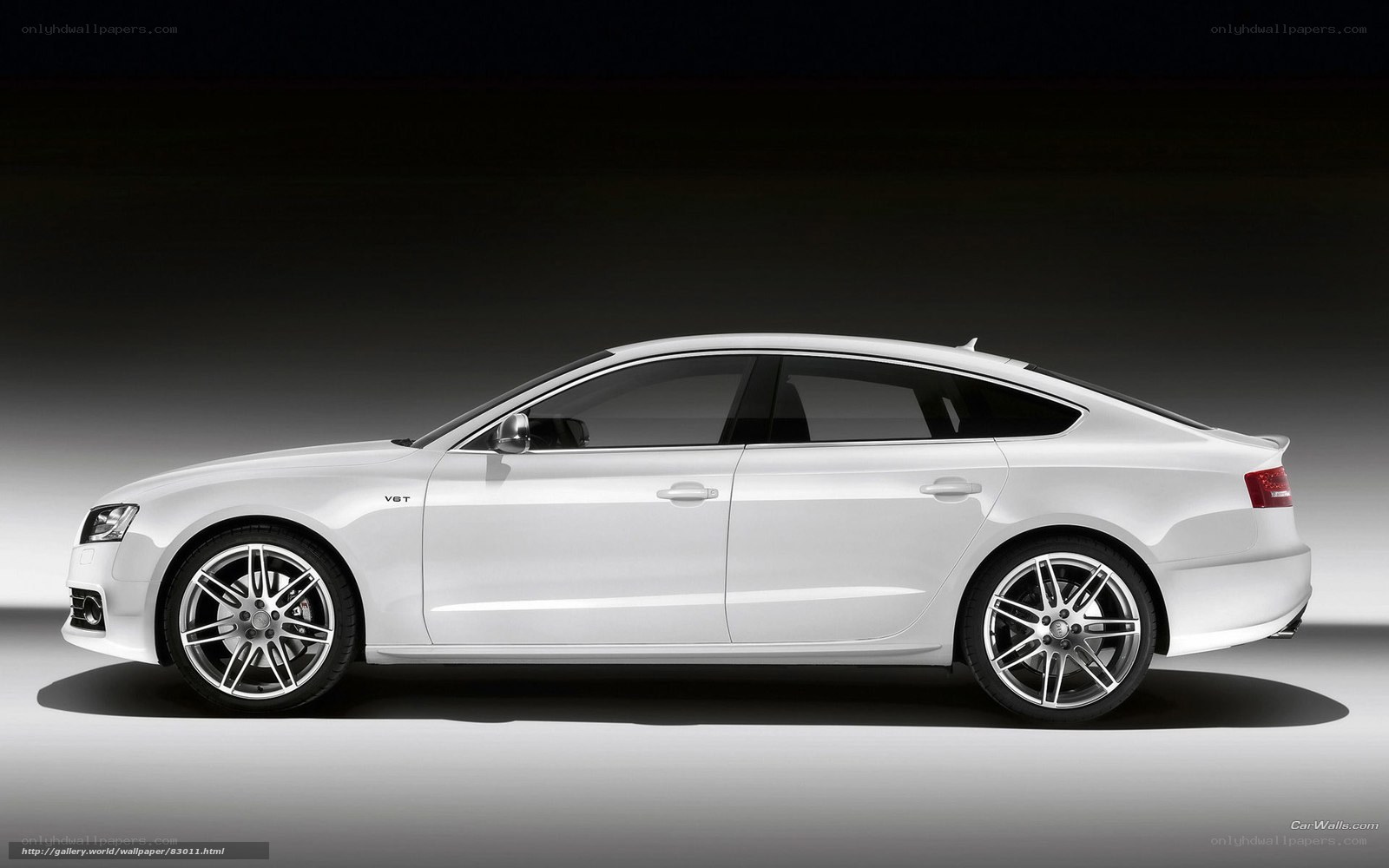 white audi a5 sedan