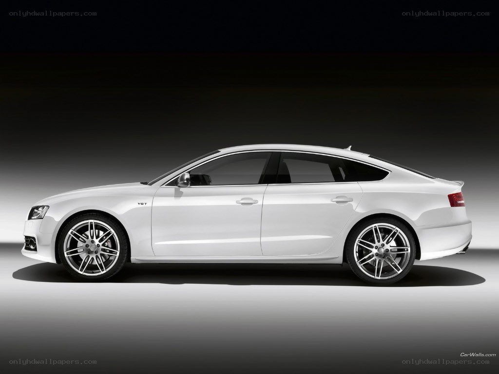 white audi a5 sedan