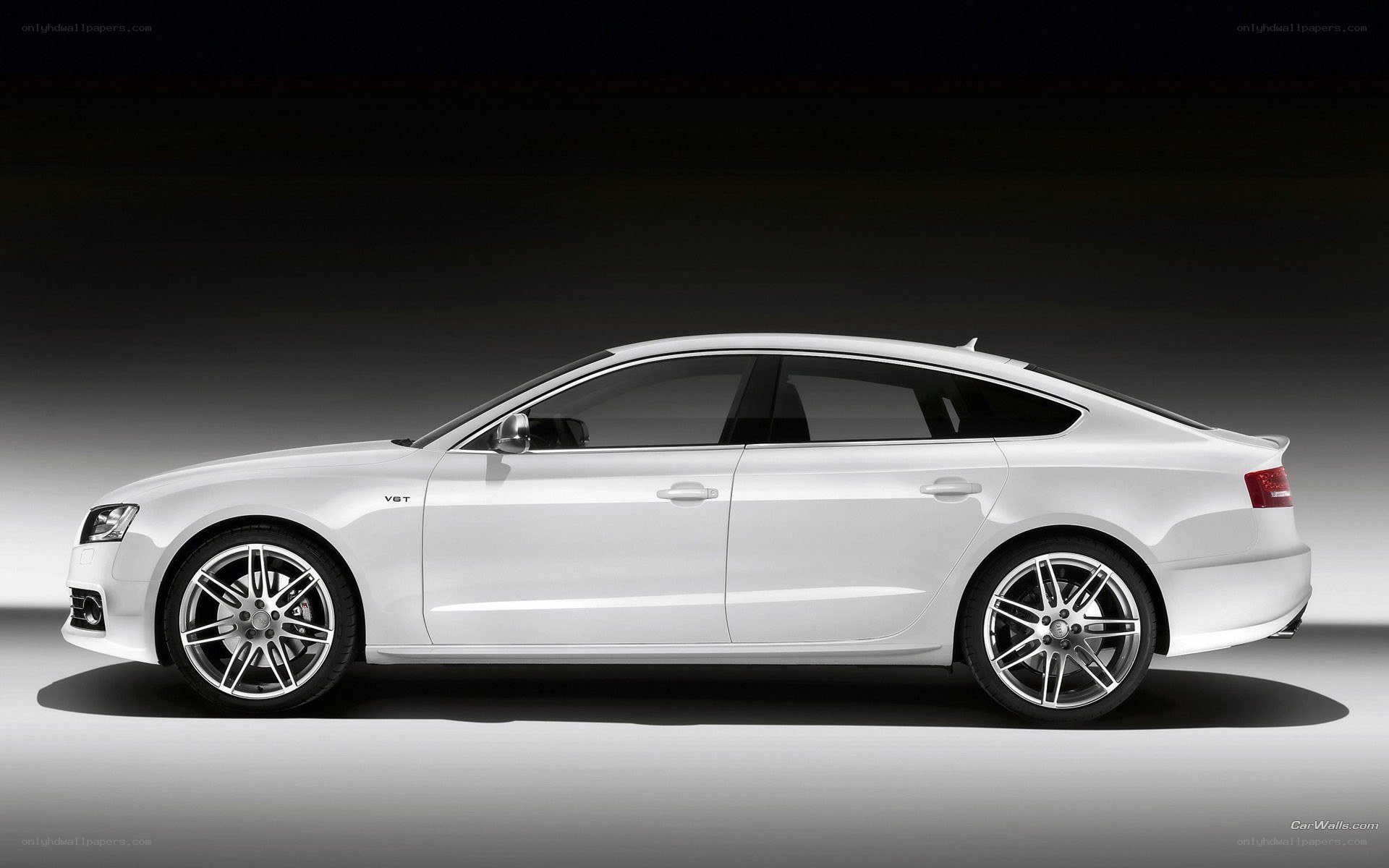 white audi a5 sedan