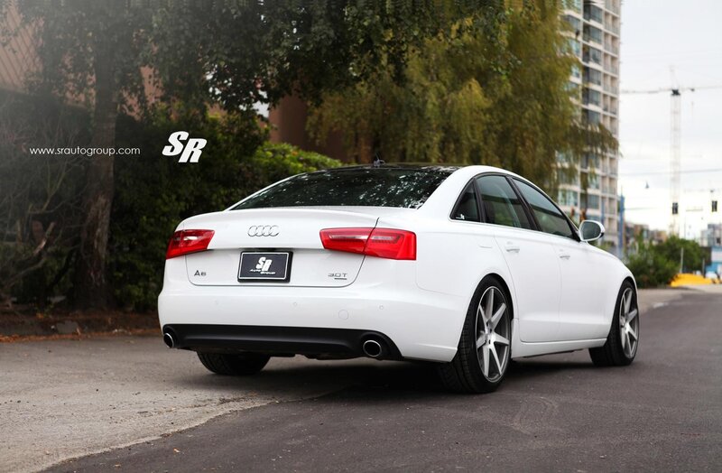 White Audi A6 Sedan — Calm