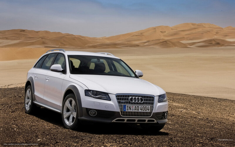 White Audi Allroad