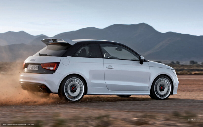 White Audi Car — Dynamic, Afternoon