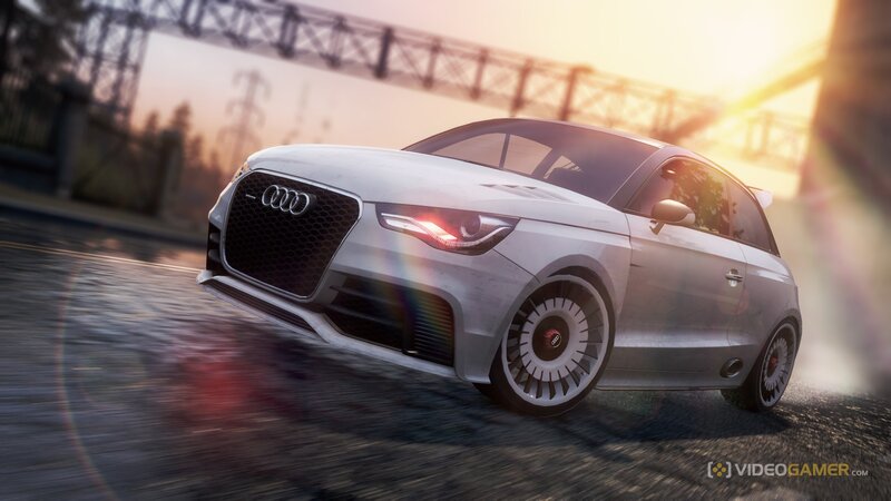 White Audi Car — Silver