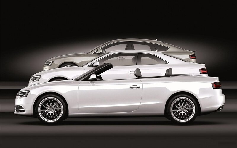White Audi Cars