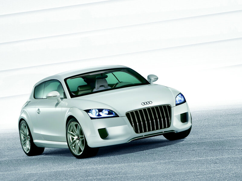 White Audi Concept Car — Modern, Photograph