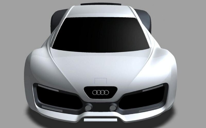 White Audi Concept Car — Neutral