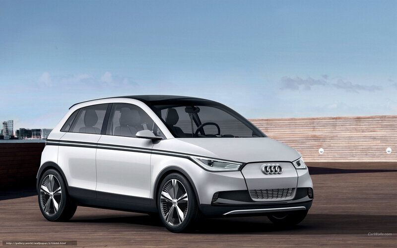White Audi Concept Car — Serene, Afternoon, 3d Render