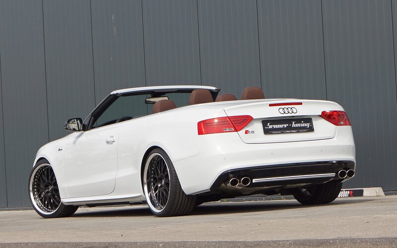 white audi convertible car