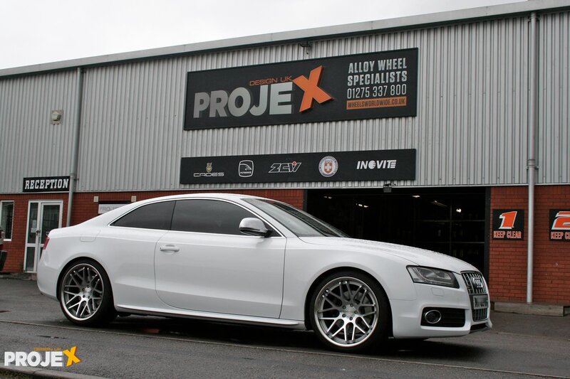 White Audi Coupe — Neutral, Afternoon, Photograph