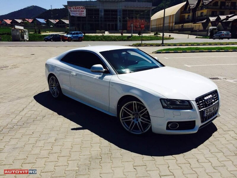 White Audi Coupe — Neutral, Afternoon